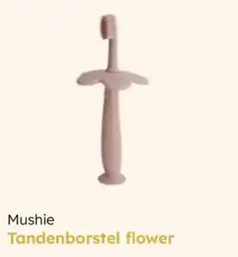 Multi bazar Mushie tandenborstel flower aanbieding