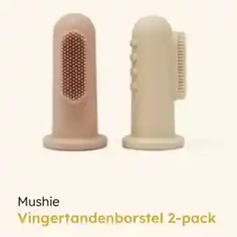 Multi bazar Mushie Vingertandenborstel aanbieding