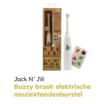 Multi bazar Jack N' jill buzzy brush elektrische muziektandenborstel aanbieding