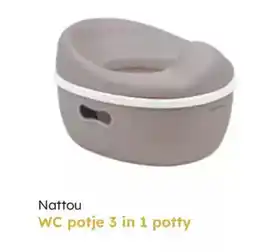 Multi bazar Nattou WC potje 3 in 1 potty aanbieding