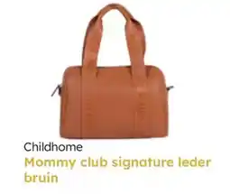 Multi bazar Childhome mommy club signature leder bruin aanbieding