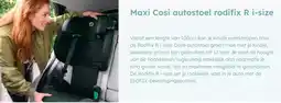 Multi bazar Maxi cosi autostoel rodifix R I size aanbieding