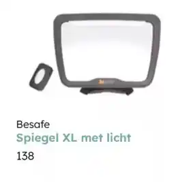 Multi bazar Besafe spiegel XL met licht aanbieding