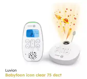 Multi bazar Luvion babyfoon icon clear 75 dect aanbieding