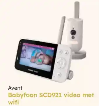 Multi bazar Avent Babyfoon SCD921 video met wifi aanbieding