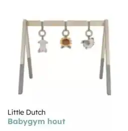 Multi bazar Little dutch babygym hout aanbieding