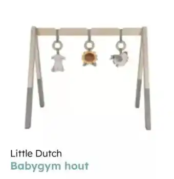 Multi bazar Little dutch babygym hout aanbieding