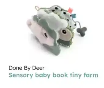 Multi bazar Done by deer sensory baby book tiny farm aanbieding