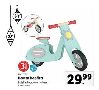 Lidl Houten Loopfiets aanbieding