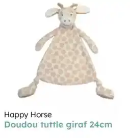 Multi bazar Happy horse doudou tuttle giraf aanbieding