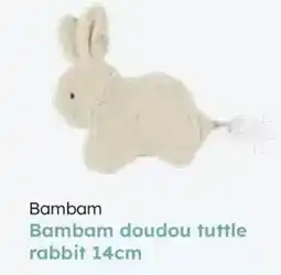 Multi bazar Bambam bambam doudou tuttle rabbit aanbieding