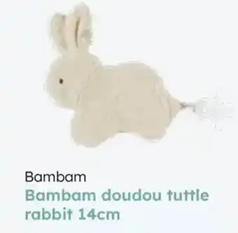 Multi bazar Bambam bambam doudou tuttle rabbit aanbieding