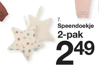 Zeeman Speendoekje aanbieding