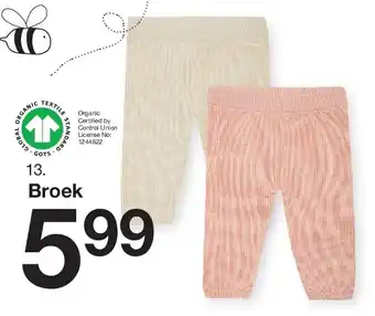 Zeeman Broek aanbieding