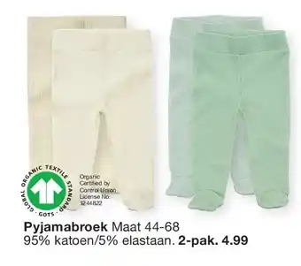 Zeeman Pyjamabroek aanbieding