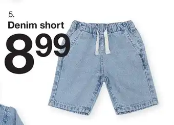 Zeeman Denim short aanbieding