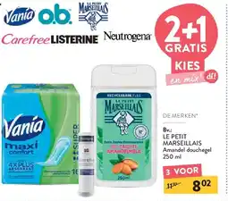 Di LE PETIT MARSEILLAIS Amandel douchegel 250 ml aanbieding