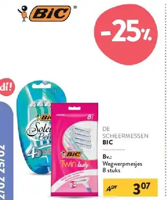 Di BIC Wegwerpmesjes 8 stuks aanbieding