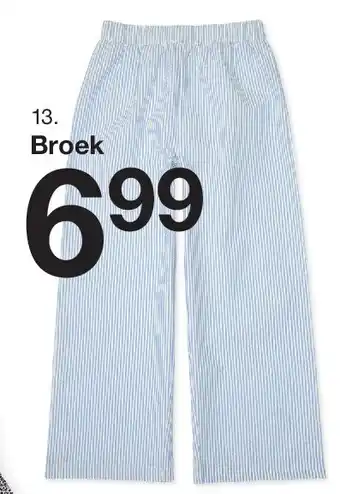 Zeeman Broek aanbieding