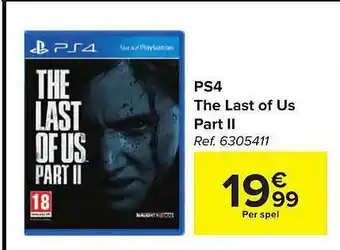 Carrefour Ps4 The Last Of Us Part Ll aanbieding
