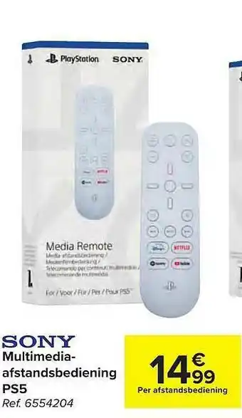 Sony Multimedia- Afstandsbediening Ps5