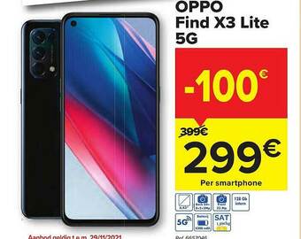 Carrefour Oppo Find X3 Lite 5g aanbieding