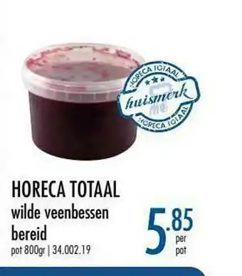 Horeca Totaal Wilde Veenbessen Bereid