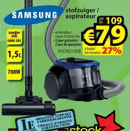 ElectroStock stofzuiger / aspirateur VC07M2110SB aanbieding