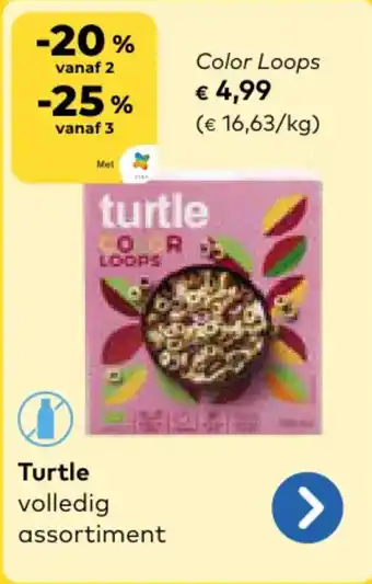 Bio Planet Turtle Color Loops aanbieding