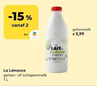 Bio Planet La Lémance geitenmelk aanbieding