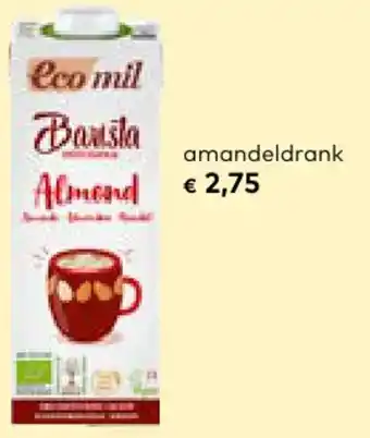 Bio Planet Ecomil Barista Plantaardige Amandeldrank aanbieding