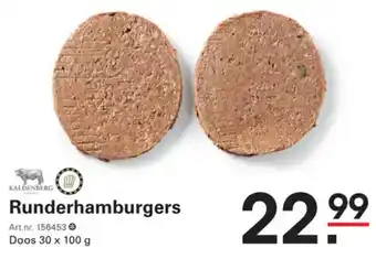 Sligro Runderhamburgers aanbieding