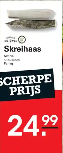 Sligro Skreihaas aanbieding