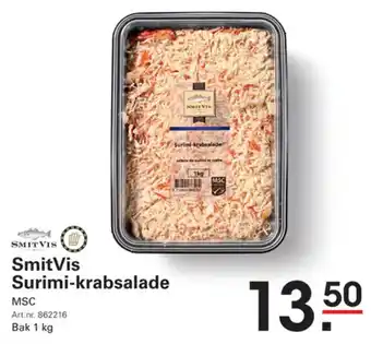 Sligro SmitVis Surimi-krabsalade aanbieding