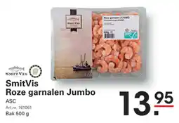 Sligro SmitVis Roze garnalen Jumbo aanbieding