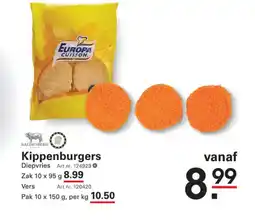 Sligro Kippenburgers aanbieding