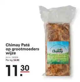 Sligro Chimay paté op grootmoeders wijze aanbieding