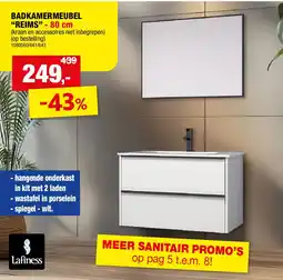 Hubo BADKAMERMEUBEL “REIMS” - 80 cm aanbieding