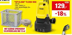 Hubo “SP16.000” FLOOD BOX aanbieding