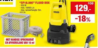 Hubo “SP16.000” FLOOD BOX aanbieding