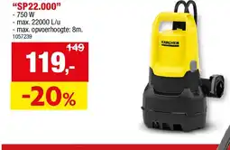 Hubo “SP22.000” aanbieding