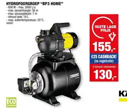 Hubo HYDROFOORGROEP “BP3 HOME” aanbieding