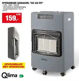 Hubo OPVOUWBARE GASKACHEL “GH 342 RV” aanbieding