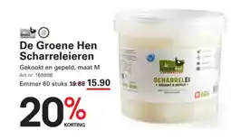 Sligro De groene hen scharreleieren aanbieding