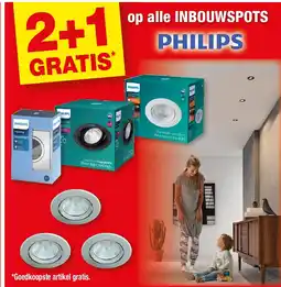 Hubo op alle INBOUWSPOTS PHILIPS aanbieding