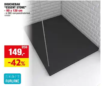 Hubo DOUCHEBAK “ESSENT STONE” aanbieding