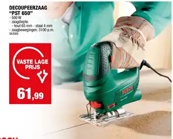 Hubo DECOUPEERZAAG “PST 650” aanbieding