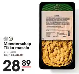 Sligro Meesterschap tikka masala aanbieding