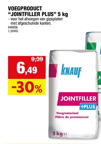 Hubo VOEGPRODUCT “JOINTFILLER PLUS” 5 kg aanbieding