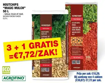 Hubo HOUTCHIPS “MAGIC MULCH” 50 L aanbieding